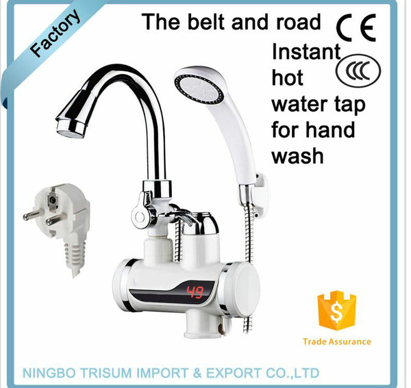 ALDXW03-D3,European gauge shower electric faucet, installed directly, rotatable, 3000 W.