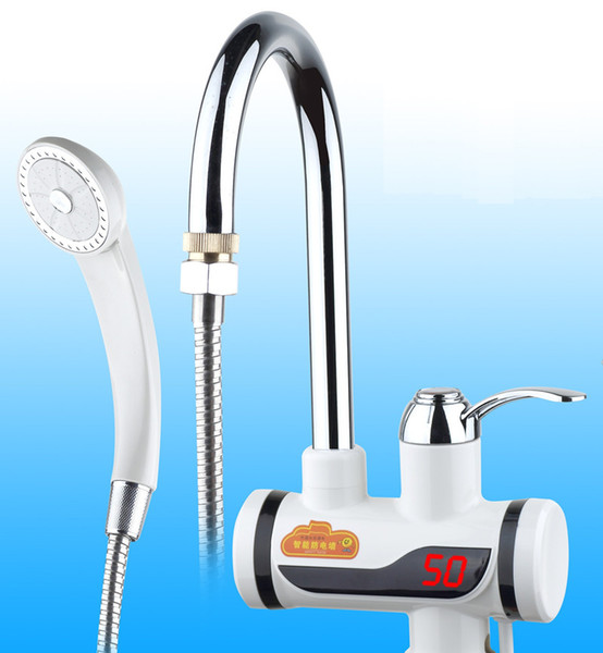 BD3000W-13,free shipping,Digital Display Instant Hot Water Tap Electric Shower,Tankless Electric Faucet,Digital Bathroom Heater