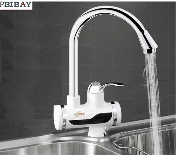 ZBD3000W-19,free shipping,high quality,display thermosta Instant Hot Water,Tankless Electric Faucet,Kitchen Faucet Water Heater,with EU plug