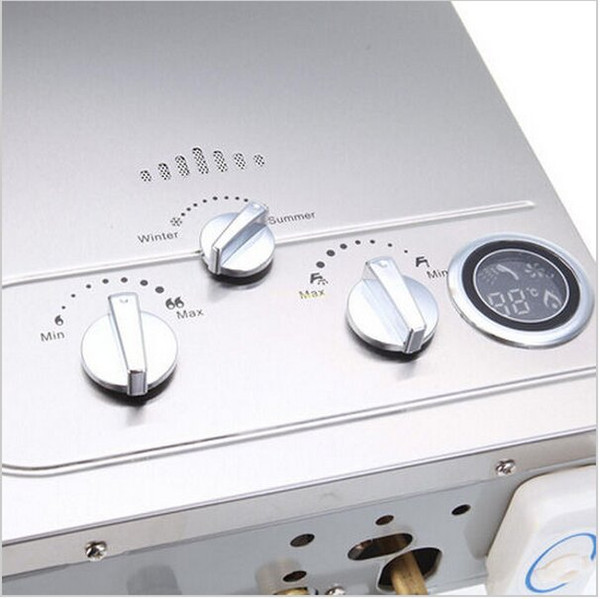 16KW Stainless 8L NG Natural Gas Hot Water Heater Bolier 2GPM Tankless Instant Bath wash shower