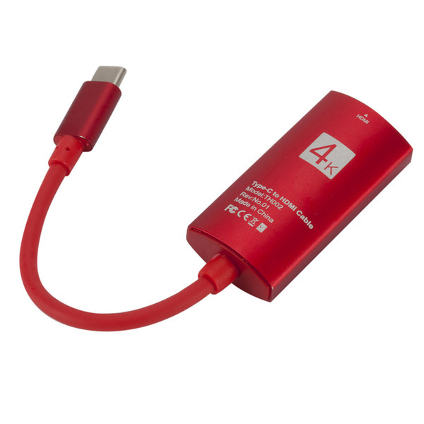Video adapter Type-c to HDMI HD conversion line apply for Mac laptop S8 mate10 Mobile phone universal mirroring multiple device dhl free