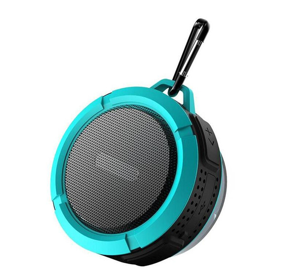 C6 IPX7 Outdoor Sports Shower Portable Waterproof Wireless Bluetooth Speaker r support cellphone card 4 colors