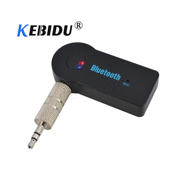 kebidu Bluetooth Mini Audio Receiver 3.5mm MP3 Speaker Adapter Jack Transmitter AUX Music Car Kit for Car