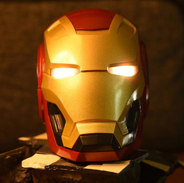 Cartoon Iron Man Bluetooth Speaker Creative Gift Robot Radio Bass Cannon Wireless Card Sound