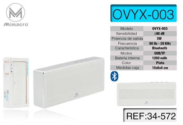 (Envío desde España) Altavoz Z1 1200mah (Ref:34572,34573,34574)