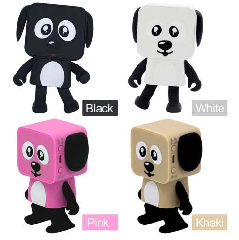 Mini Smart Bluetooth Speakers Dancing Robot Dog Bluetooth Robot Dog Shape Loudspeaker Super Bass Stereo Subwoofer