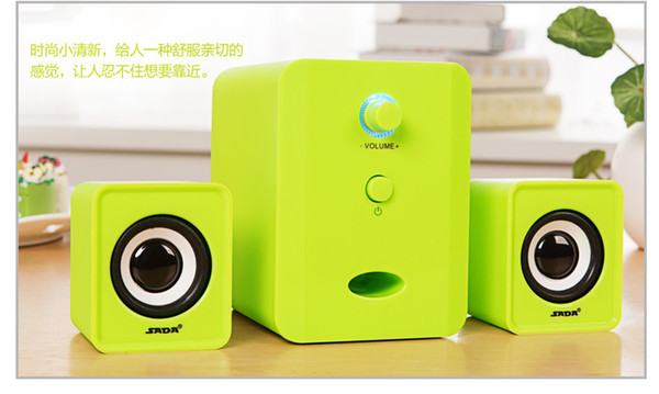 New gadget mini speaker portable waterproof speaker Computer audio big bass wired usb speaker three speakers