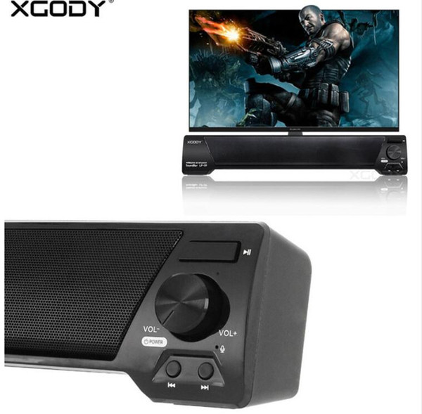 XGODY LP09 for TV PC Phone TF Bluetooth Speaker 10W Home Theater Audio Receiver Music Center Sound Bar with FM Radio