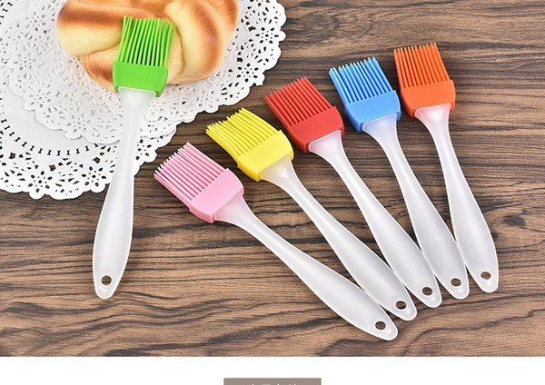 Silicone Butter Brush BBQ Oil Cook Pastry Grill Food Bread Basting Brush Bakeware Kitchen Dining Tool HH-B05