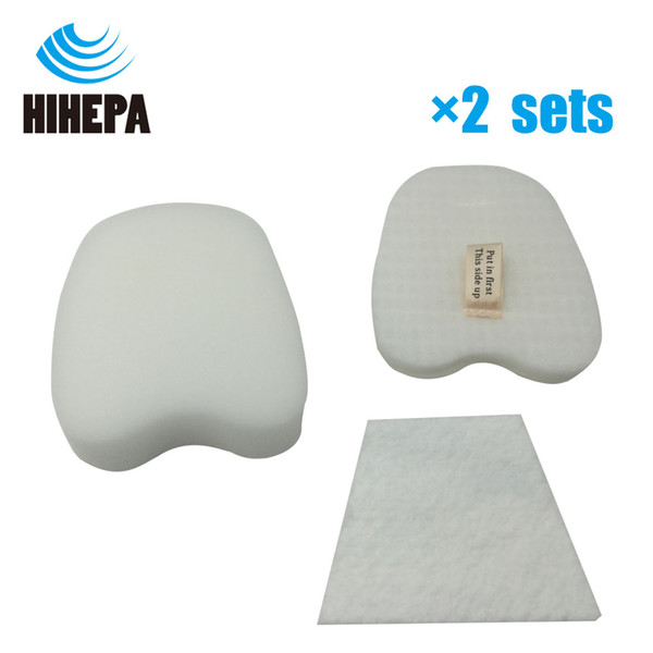 2sets Felt & Foam Filters for Shark Rocket HV380 HV381 HV382 HV383 HV384 Vacuum Cleaner Part Compare to # XPMFK320 & XPSTFH380