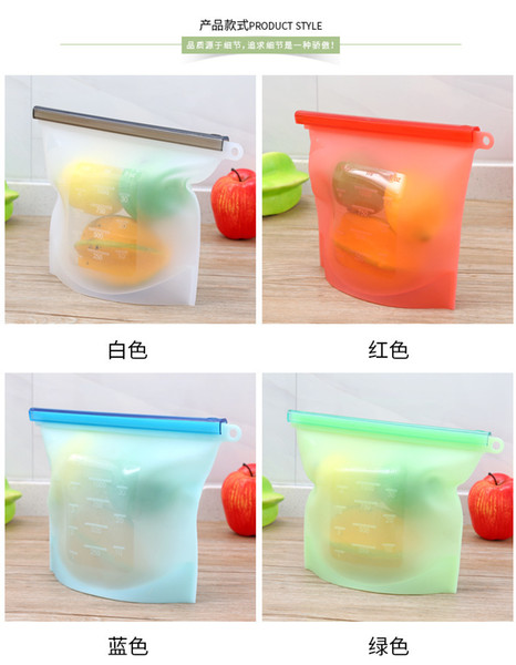 Reusable 2019 Food Preservation Bag Airtight Seal Food Storage Container Versatile Cooking Fresh Keep Picnic Bag freezing & heating z301