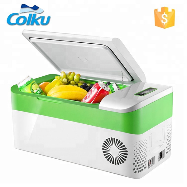 15LAir fresh fruit, meat, flowers, medical vaccineBest price 15L Easy use 12V DC Car Mini Portable Camping Freezer Fridgeor