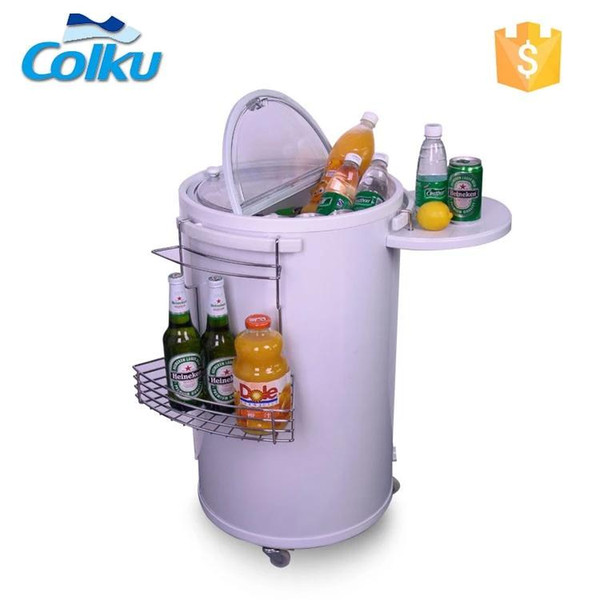 Compact golf course private jet sliding refrigerator45Lround electric party coolerMobile red wine beer refrigerator collection cold