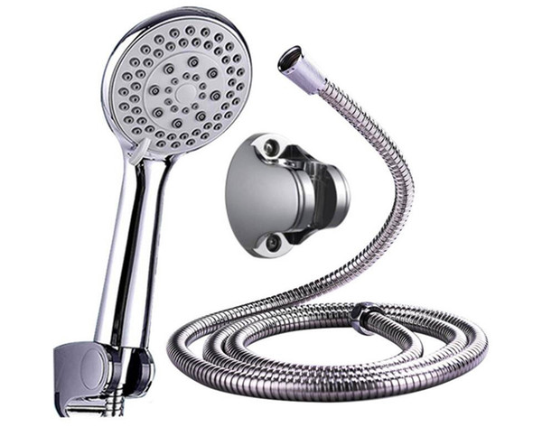 Bathroom five Function ABS Handheld Shower Head with Extra Long Hose and Bracket Holder Free