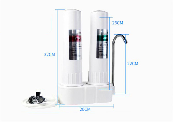 Alkaline Water Ionizer external use health drink water system machine 2 Stage Water Filter Purifier