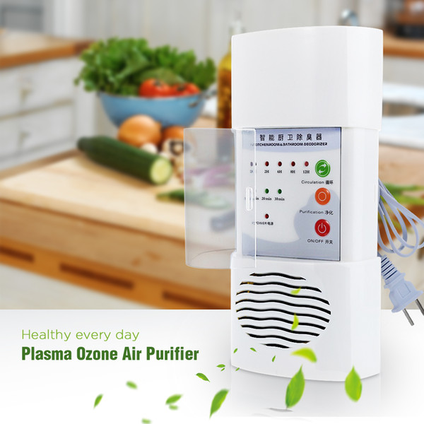 Plasma Ozone Air Purifier Home Office Germicidal Electric Oxygen Concentrator Filter Cleaner Deodorizer White Chinese Plug +B