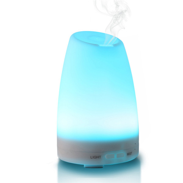 2018 New 7 Color LED Humidifier 100ml diffuser for aromatherapy diffuser ultrasonic essential oil diffusers Humidifiers with LED light