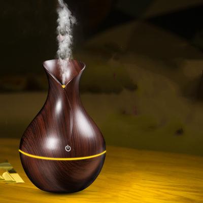 USB Electric Aroma Air Diffuser Wood Ultrasonic Air Humidifier Essential Oil Aromatherapy Cool Mist Maker For car