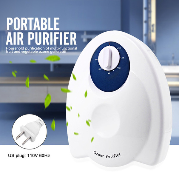 Air purifier Portable Ozone Generator Ionizator Air Water Sterilizer Fruit Vegetables Purification for Home US EU Plug