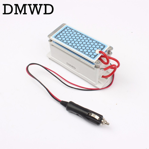 DMWD 10g Ozone Generator water Purifier Double Integrated Ceramic plates Ozonizer Air Cleaner Sterilizer Ionizer 12V 110V 220V