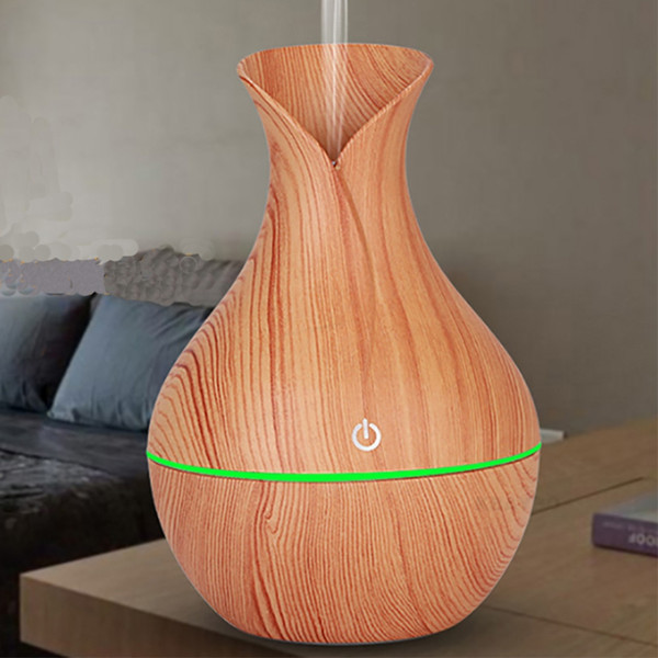 USB Diffuser 130ml Aroma Essential Oil Diffuser Ultrasonic Cool Mist Humidifier Change LED Night light