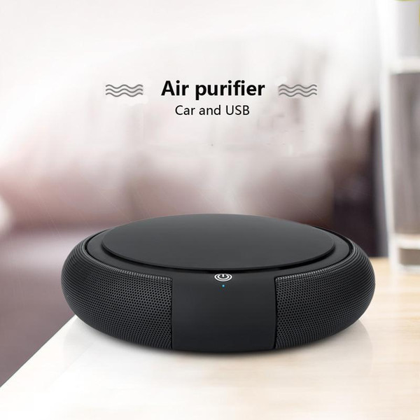 2018 Hot Selling Mini Car Air purifier Vehicle Power Supply and Usb Air Cleaner Automobile Except Formaldehyde Anion Oxygen Bar