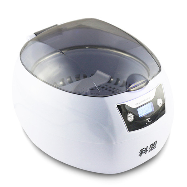 KM-900 220V 750ML Capacity Ultrasonic Cleaner for Glasses Watch and Jewelry Daily Life Stuff Cleaner Degas Function Touch Panel Timer