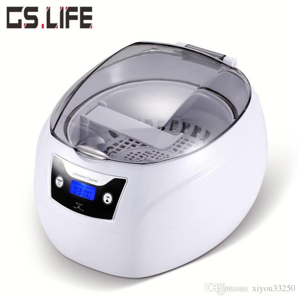 KM-900 220V 750ML Capacity Ultrasonic Cleaner for Glasses Watch and Jewelry Daily Life Stuff Cleaner Degas Function Touch Panel Timer