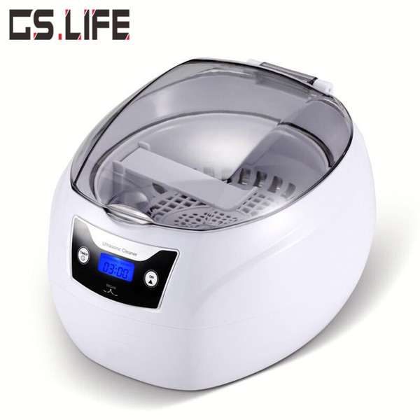 KM-900 220V 750ML Capacity Ultrasonic Cleaner for Glasses Watch and Jewelry Daily Life Stuff Cleaner Degas Function Touch Panel Timer