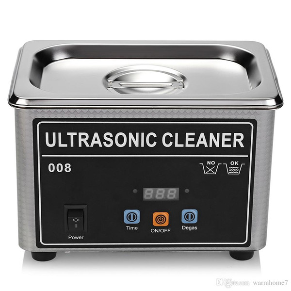 Professional Mini Professional Ultrasonic Cleaner Machine Digital Timer Cleaning Jewelry Eyeglasses Watch for Home Use TB