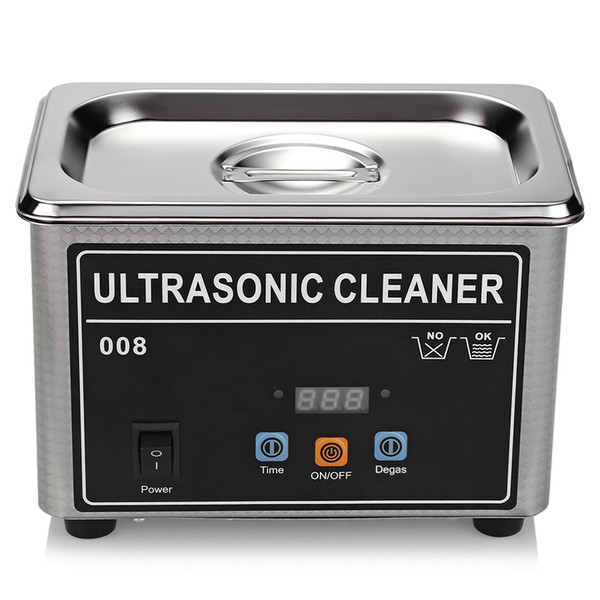 Professional Mini Professional Ultrasonic Cleaner Machine Digital Timer Cleaning Jewelry Eyeglasses Watch for Home Use TB