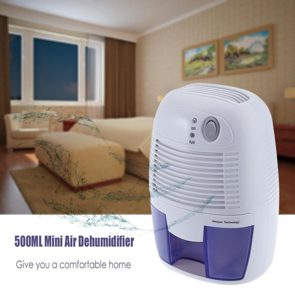 Portable Mini Air Dehumidifier 500ML Capacity ABS Material Auto-Off Moisture Absorber Electric Air Dryer For Home Bedroom Kitchen TB