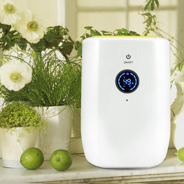 800ML Electric Air Dehumidifier for Home Portable Moisture Absorbing Air Dryer with Auto-off and LED indicator Air Dehumidifier