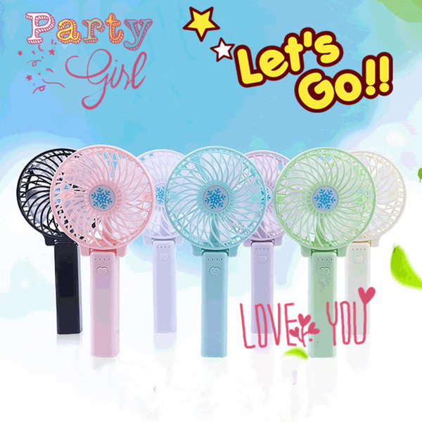 Portable Rechargeable Folding Fan USB Charging Cool Removable Rotating Handheld Mini Outdoor Fans Pocket Folding Fan Party Favor