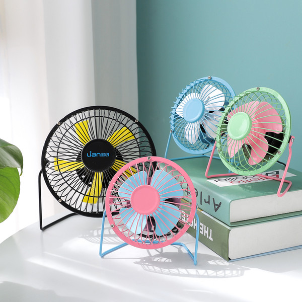 Cartoon animal USB iron fan 4 