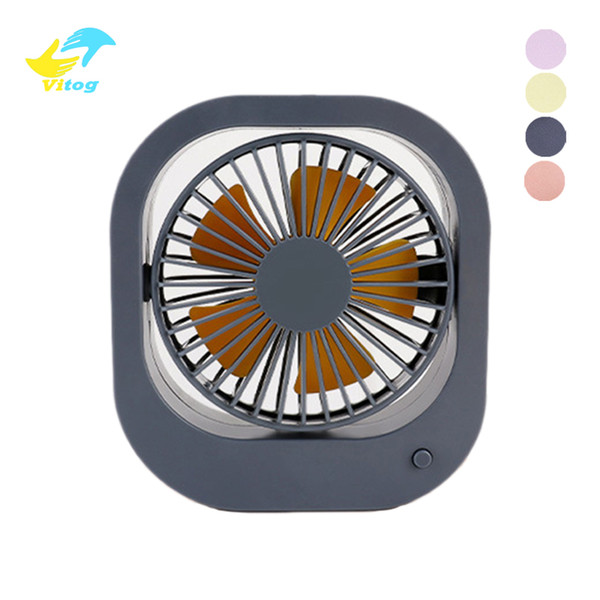 Mini USB Table Desk Personal Fan 360 Degree Rotation Ultra-Quiet Five Gear Speed USB Cooling Fans