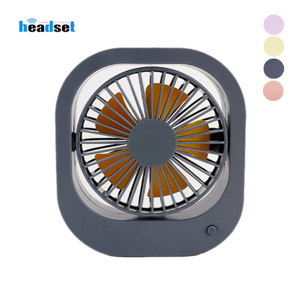 Mini USB Table Desk Personal Fan 360 Degree Rotation Ultra-Quiet Five Gear Speed USB Cooling Fans