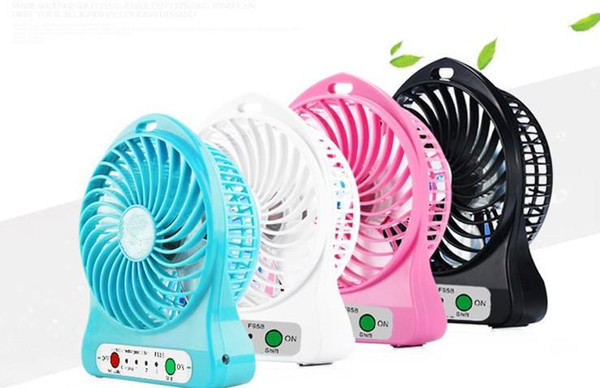 Newest Portable Mini USB Fan Indoor Outdoor Kids Fans Charging 18650 Battery Powered Handheld cooler fan Cooling table Fan