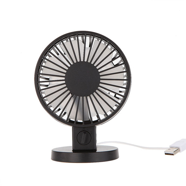 Portable Creative Double-vane Mini USB Desk Fan For Home Office ABS Electric Desktop Computer Fan With Double Side Fan Blades