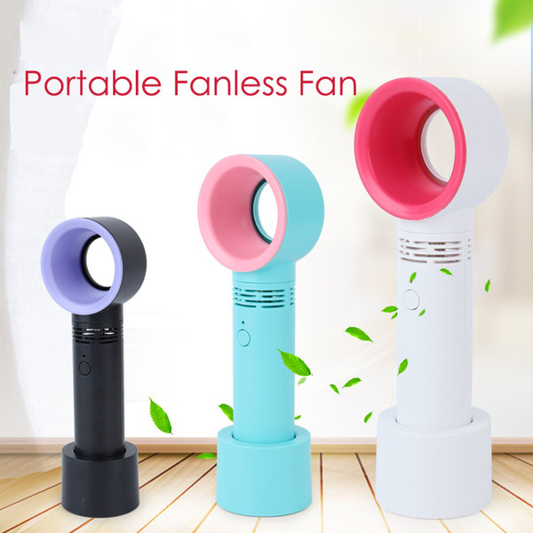 Portable fanless fan Zero9 USB Bladeless Handheld Mini Cooler With 3 Fan Speed Level With retail package free shipping by DHL