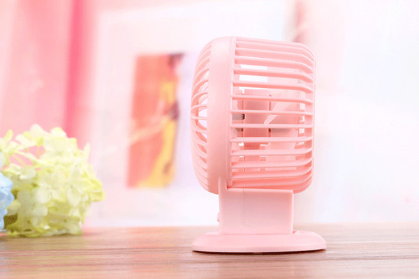 Portable Creative Double-vane Mini USB Desk Fan For Home Office ABS Electric Desktop Computer Fan With Double Side Fan Blades