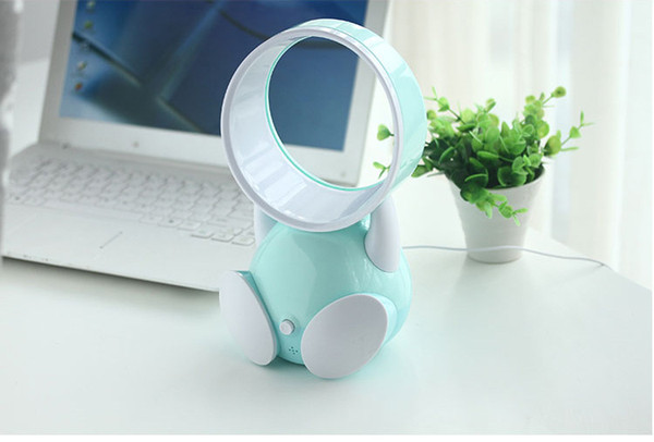 USB leafless fan Student dormitory desktop mini fan New strange creative gift fan mute