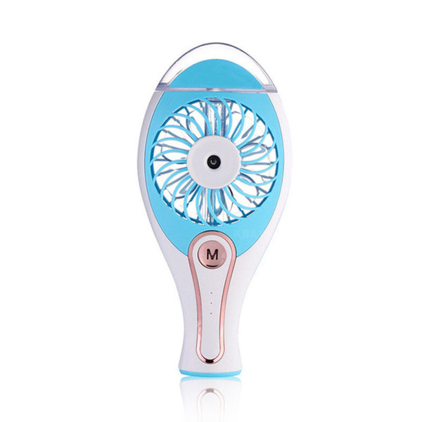 USB Mini Protable Air Conditioner Cooler Hand Water Mist Lovely Fan For Travel with Retail Box