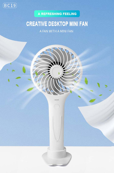 2019 NEW USB Handy Mini Fan Creative Gift Travel Office Home Desktop Portable Portable Fan