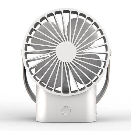 Portable USB Fan 3 Speed Adjustable Cooler Mini Fan 2500mAh Rechargeable Handy Small Desk Desktop USB Cooling Fan