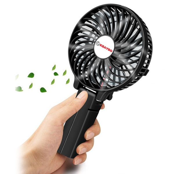 Foldable Hand Fans Battery Operated Rechargeable Handheld Mini Fan Electric Personal Fans Hand Bar Desktop Fan