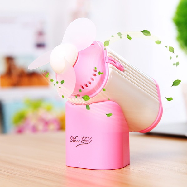 Mini Portable Perfume Turbine Fan Air Cleaning Cooling Aroma Charming Handheld USB Charging Office Dormitory Silent