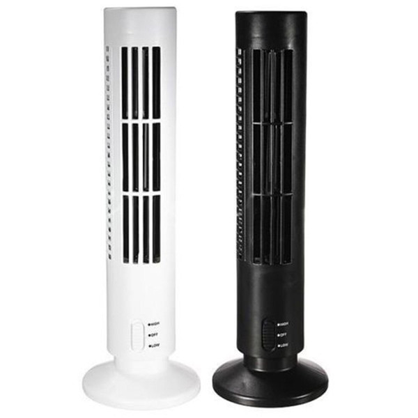 Mini Portable USB Fan USB Cooling Fan Durable Bladeless No Leaf Air Conditioner Cool Home Office Desk Tower Fan