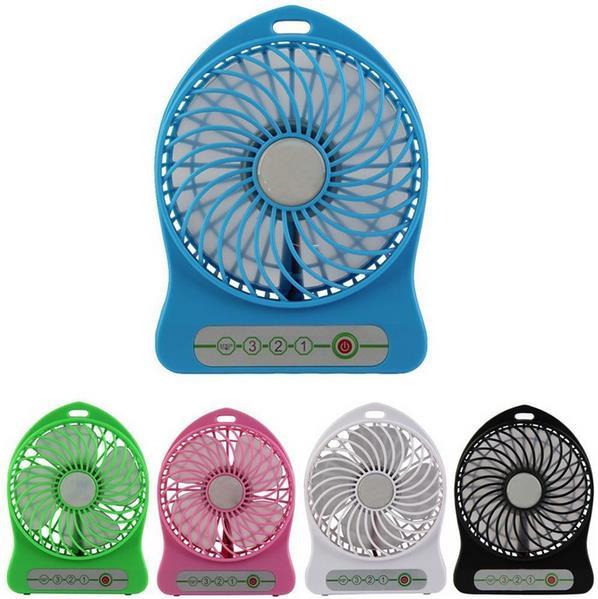 Portable Mini USB Fan Indoor Outdoor Kids Fans Charging 18650 Battery Powered Handheld cooler fan Cooling table Fan