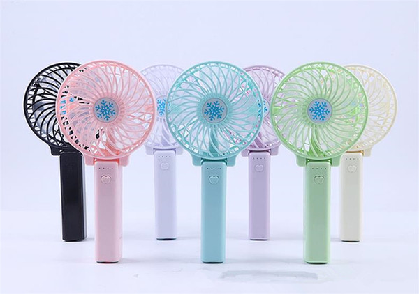 Handheld fan 1200 mAh USB snowflake small fan charging mini usb fan handheld small fans Life Appliances